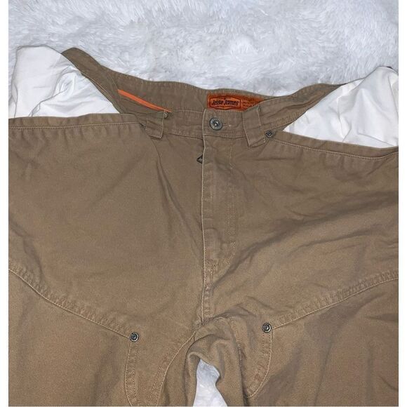 Jesse James Shorts Mens Size 40 Workwear Duck Canvas Utility Flat Front - Picture 14 of 16